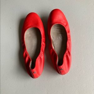 BCBG coral flats size 10, worn ones